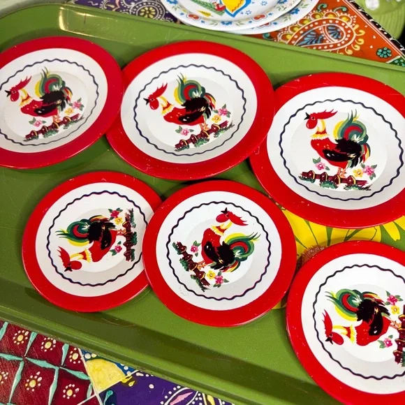 70s Metal Play Dishes - Picture 7 of 10